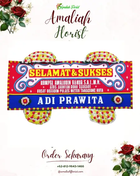 Papan Bunga Ucapan Selamat Alalak