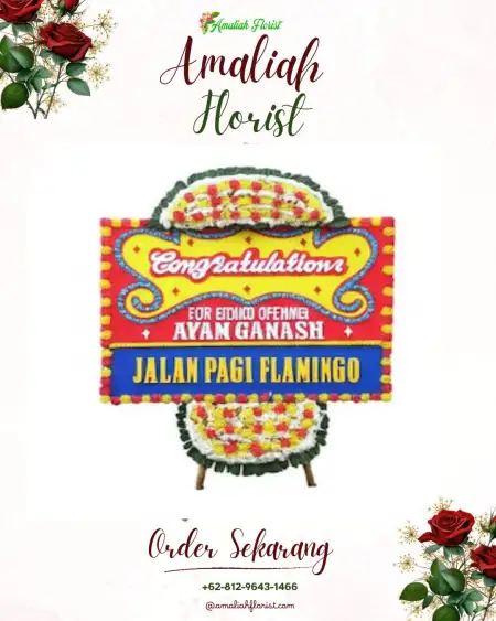 Sewa Papan Bunga Alalak